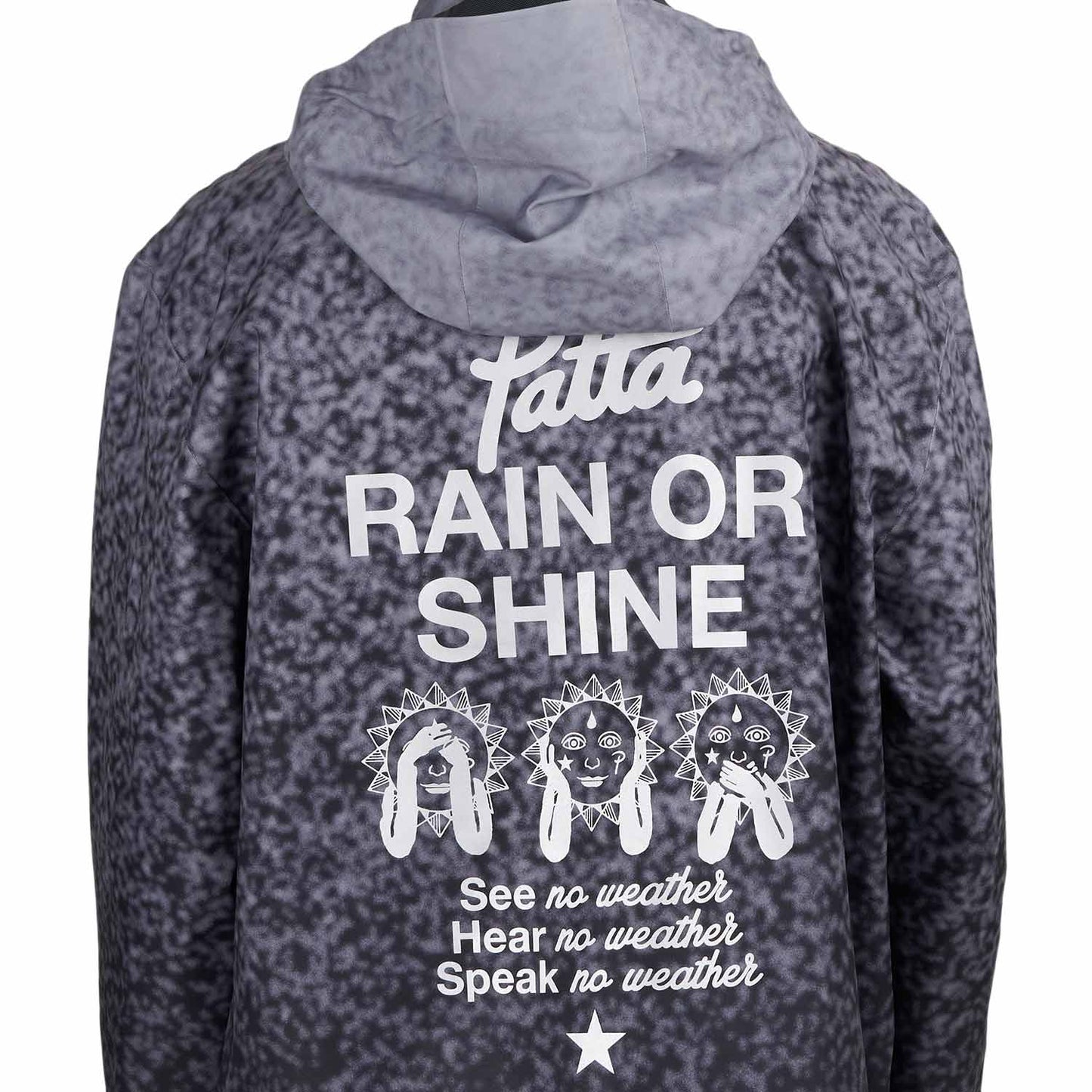 Converse x Patta Rain or Shine Jacket (Schwarz)  - Allike Store
