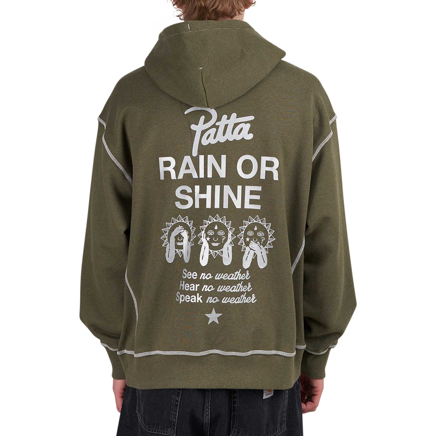 Converse x Patta Rain or Shine Hoodie (Grün)  - Allike Store