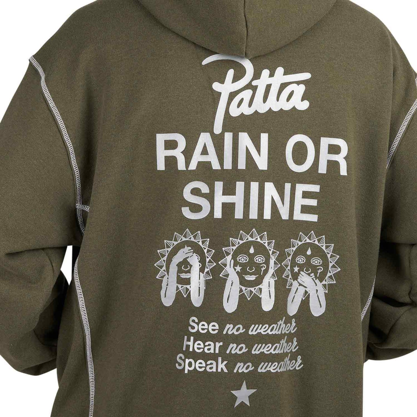 Converse x Patta Rain or Shine Hoodie (Grün) - Allike Store