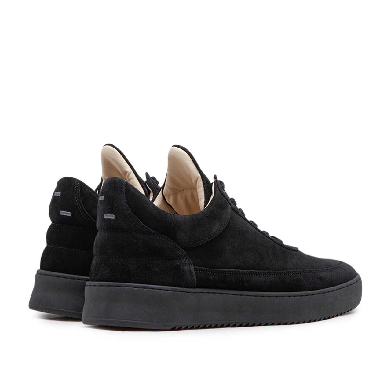 Filling Pieces Low Top Suede (Schwarz)  - Allike Store