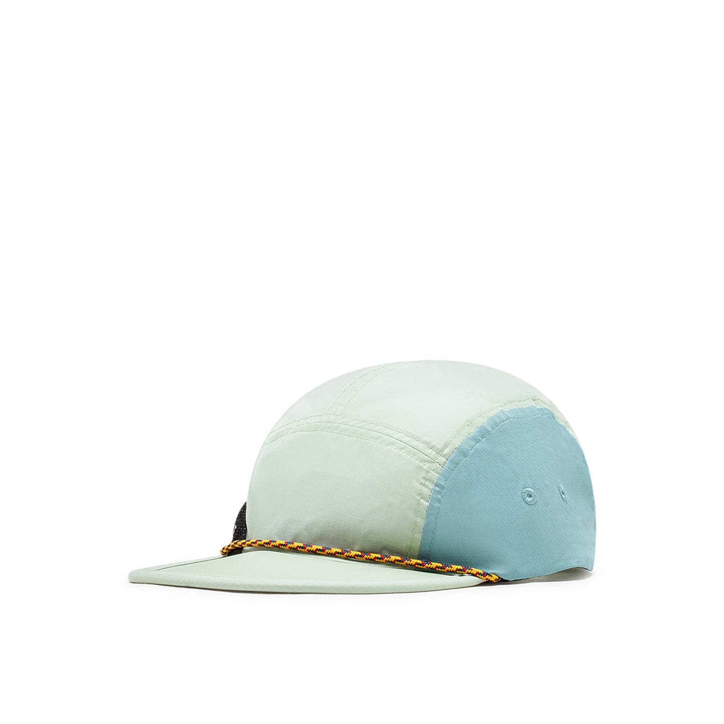 Klättermusen Runa Five Panel Cap (Blau / Grün) - Allike Store