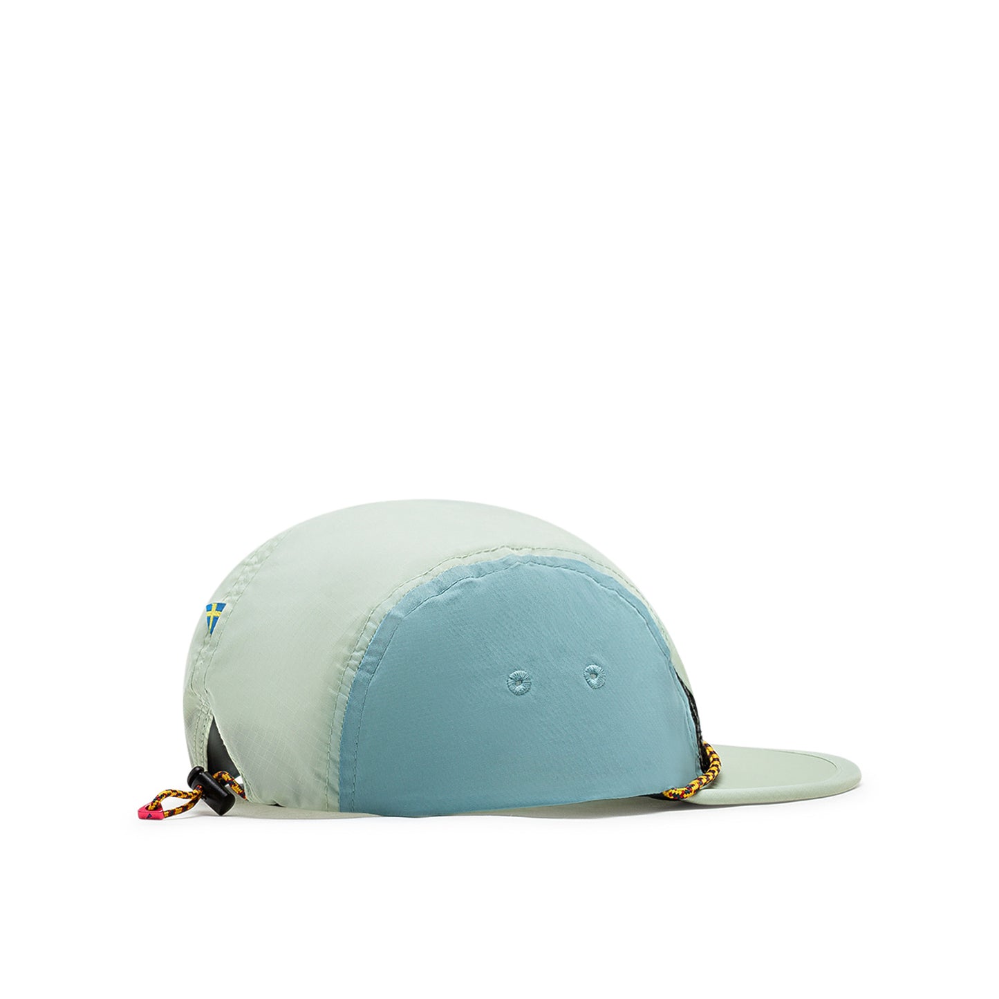 Klättermusen Runa Five Panel Cap (Blau / Grün) - Allike Store