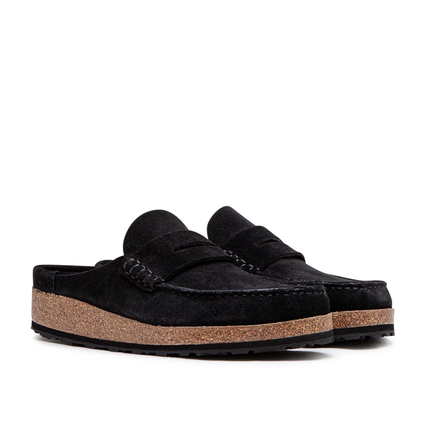 Birkenstock Naples Suede Leather (Schwarz)  - Allike Store