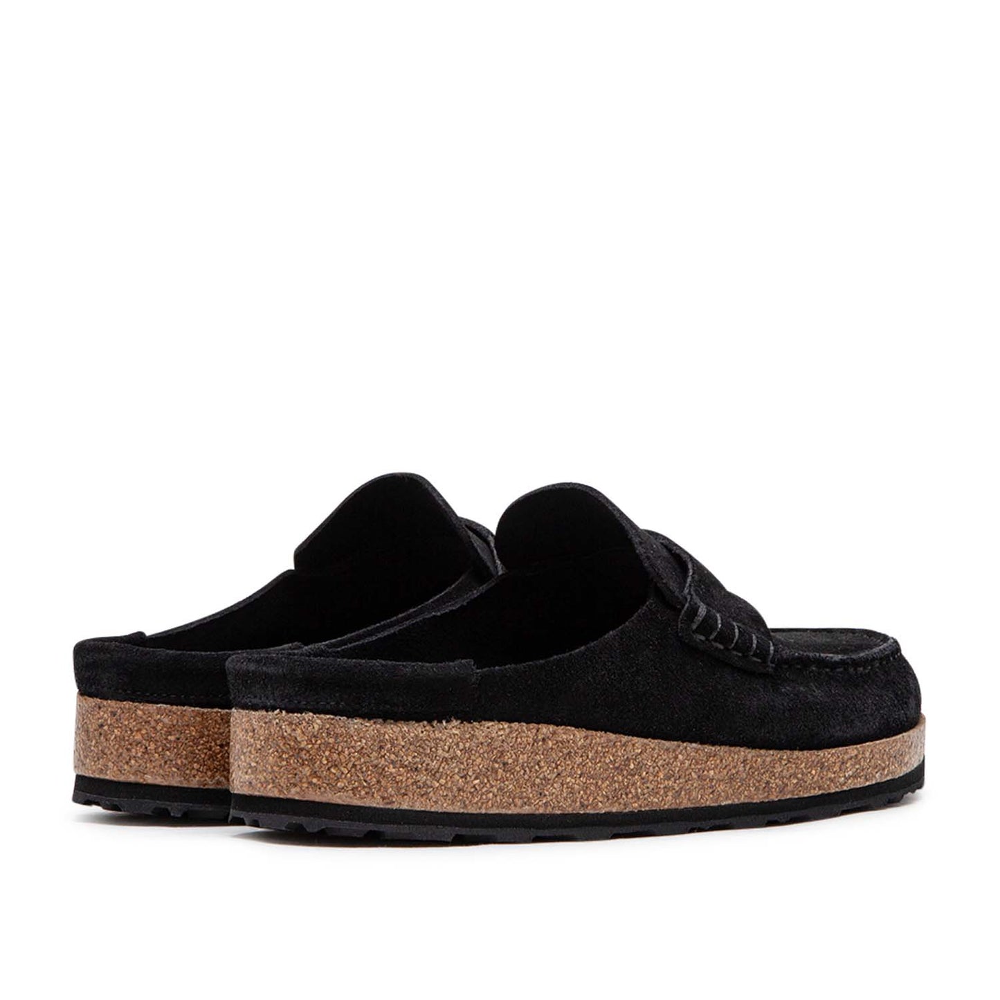 Birkenstock Naples Suede Leather (Schwarz)  - Allike Store