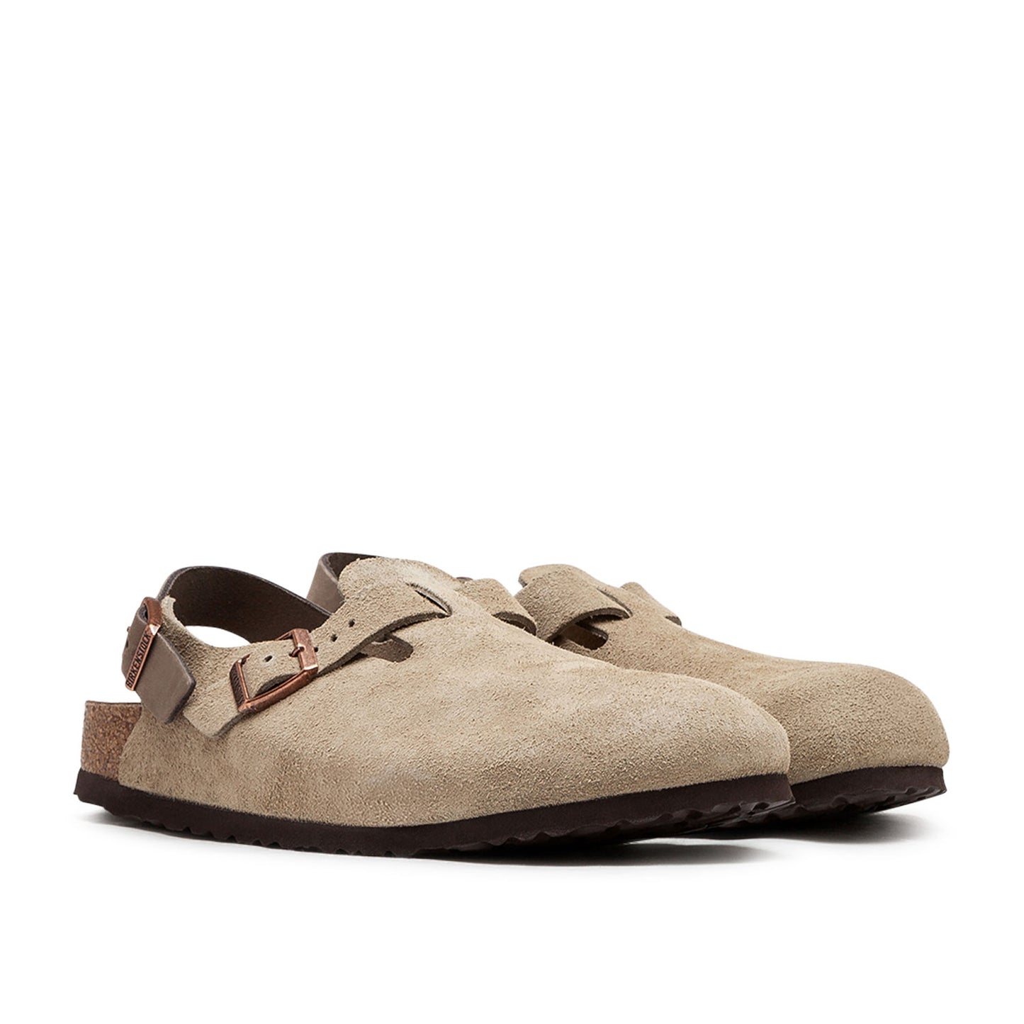 Birkenstock Tokio Suede Leather Narrow (Beige) - Allike Store