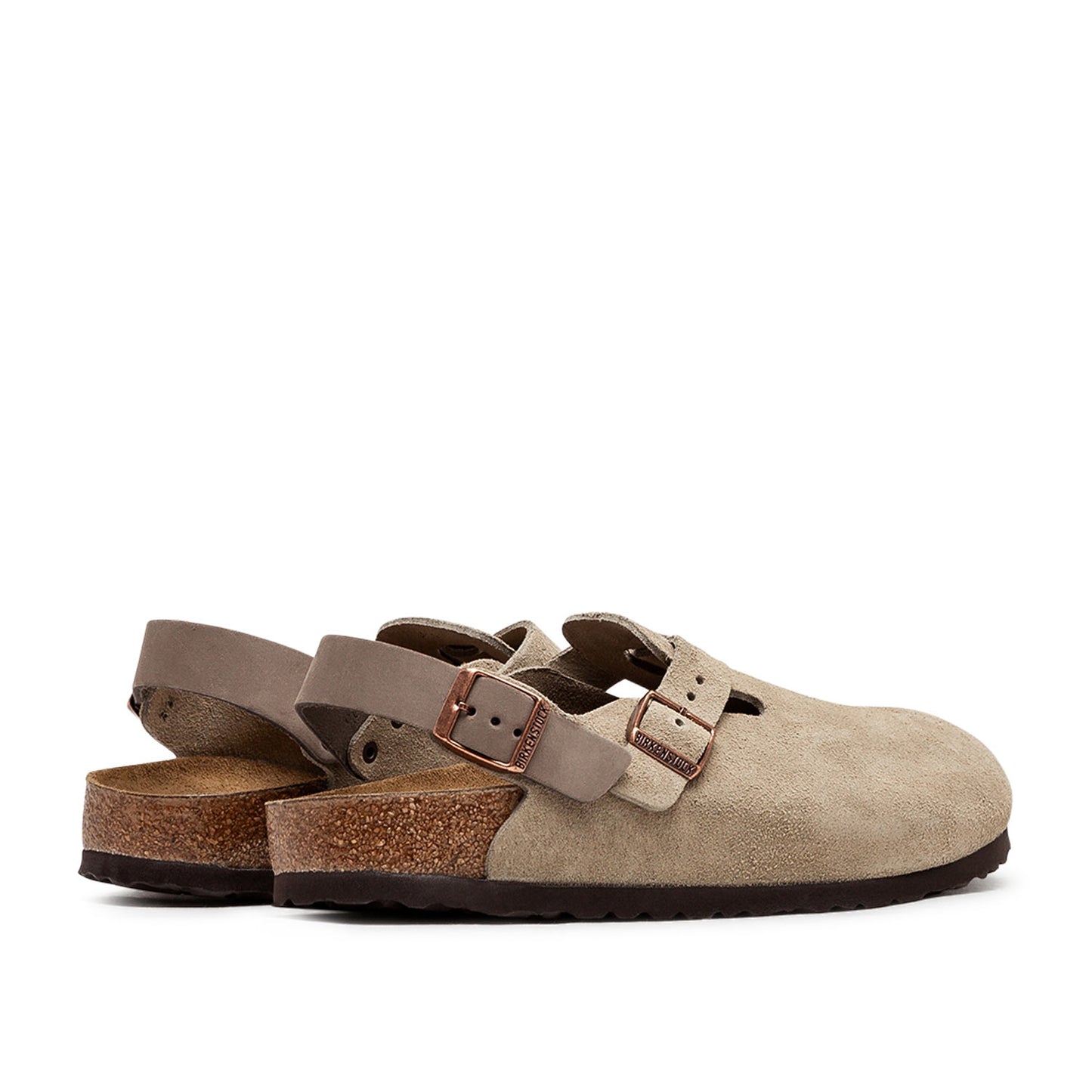 Birkenstock Tokio Suede Leather Narrow (Beige) - Allike Store