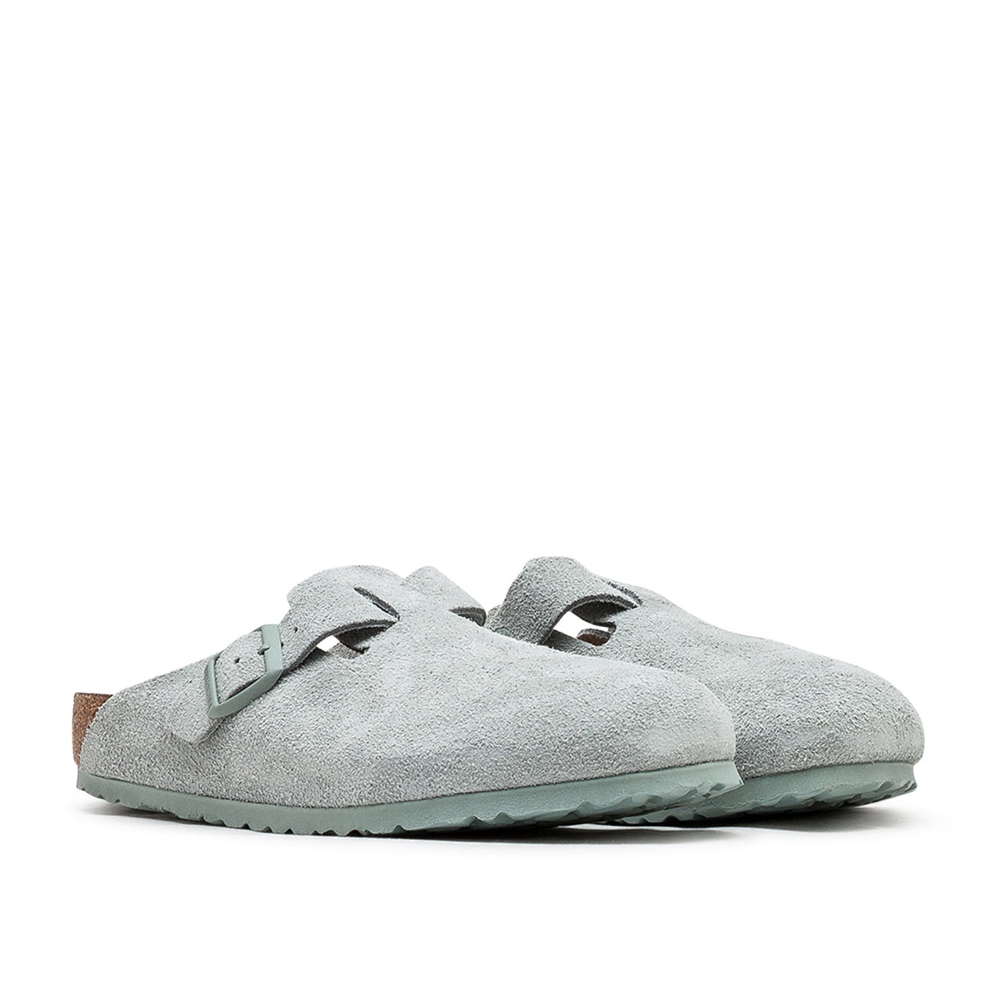 Birkenstock Boston Suede Leather Regular (Türkis) - Allike Store