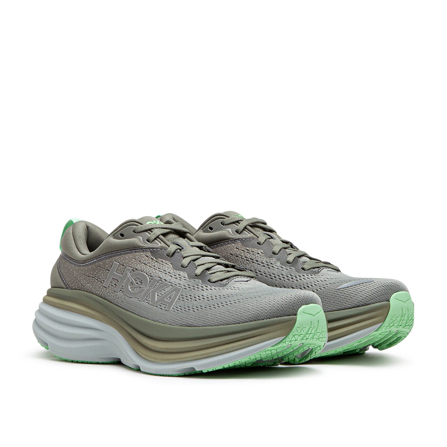 HOKA Bondi 8 (Oliv / Grau) - Allike Store
