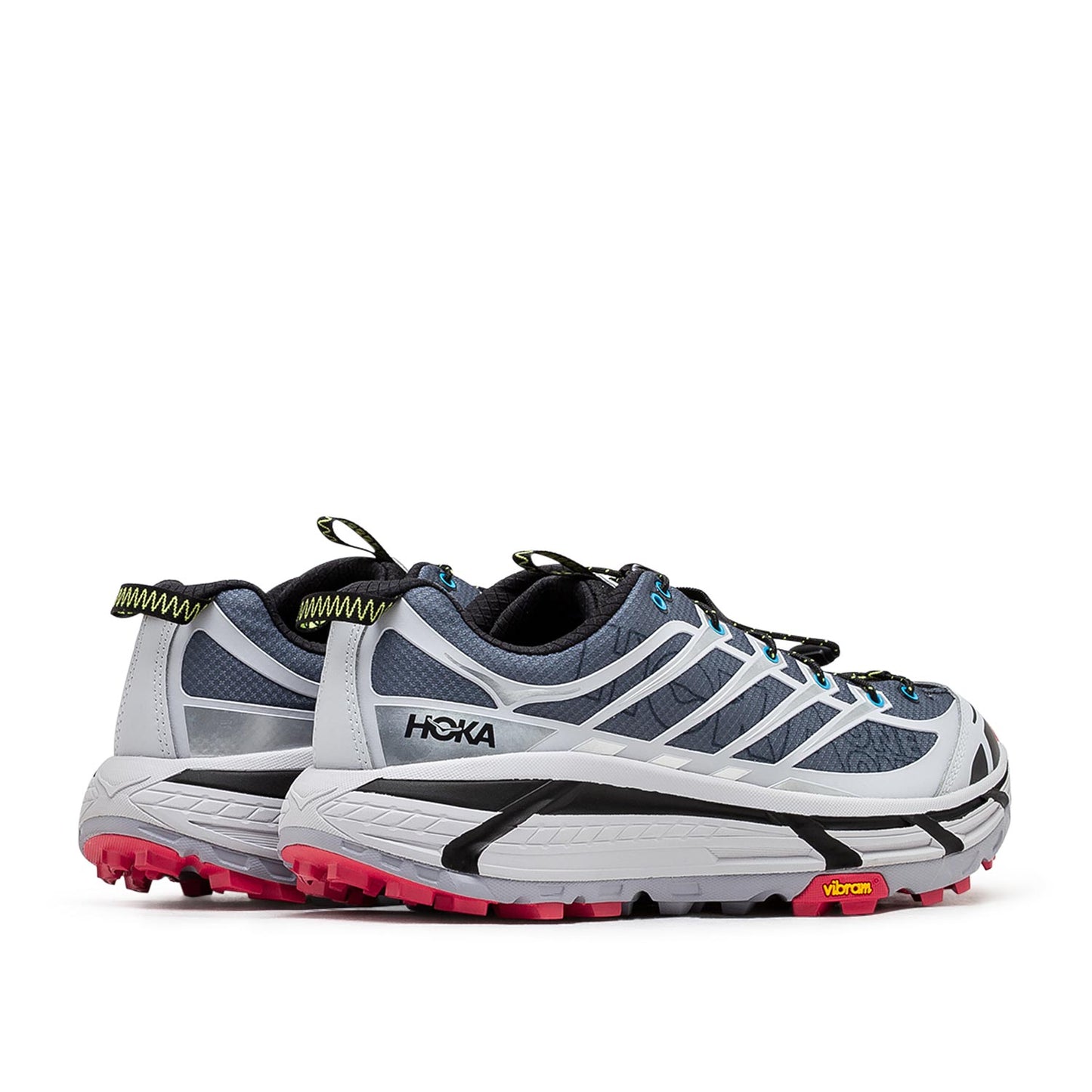 HOKA Mafate Three2 Wordmark (Grau / Rot) - Allike Store