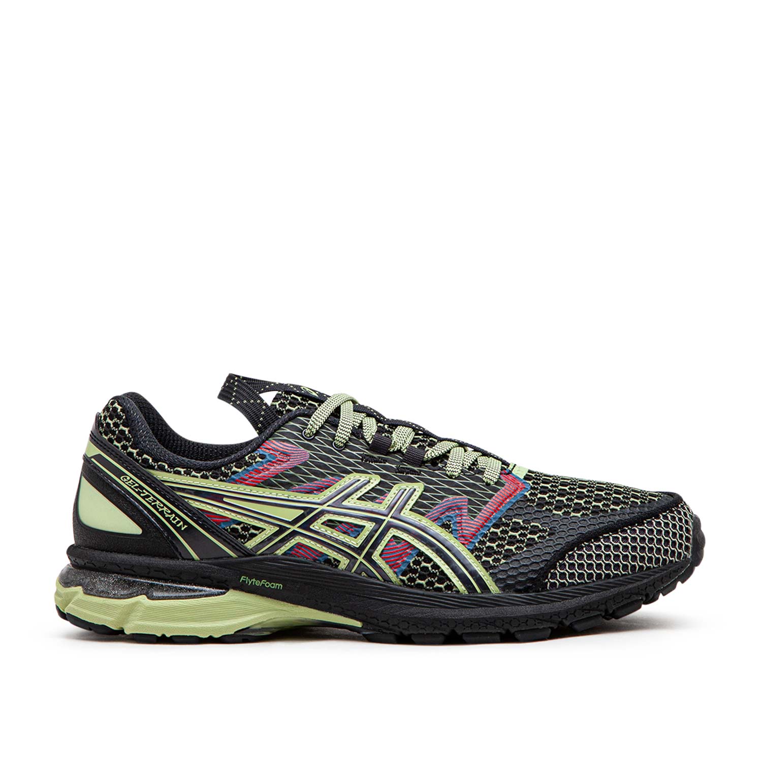 Asics Gel Terrain Black Green 1203A394 001 Allike Store