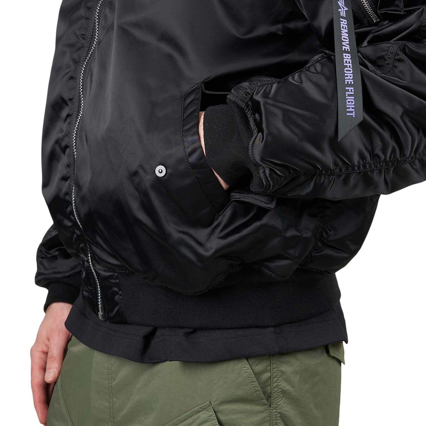 Alpha Industries MA-1 UV (Schwarz) - Allike Store