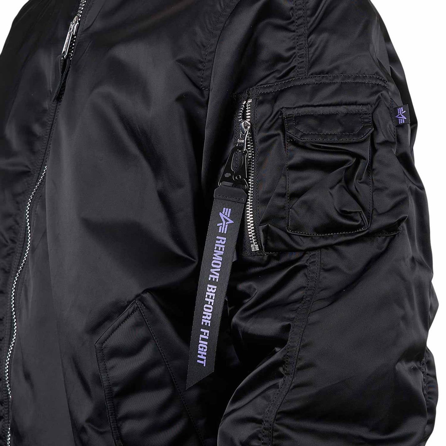 Alpha Industries MA-1 UV (Schwarz)  - Allike Store