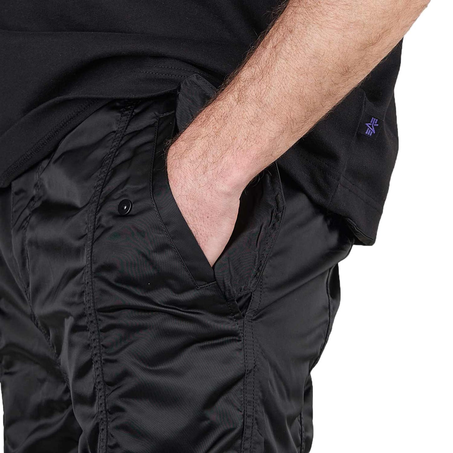 Alpha Industries Nylon Short UV (Schwarz)  - Allike Store