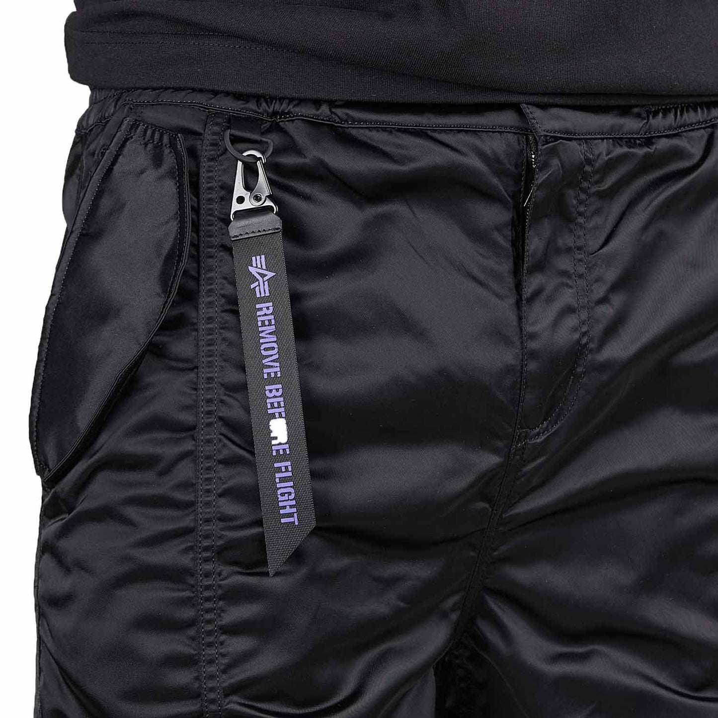 Alpha Industries Nylon Short UV (Schwarz)  - Allike Store