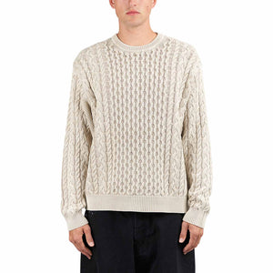 Obey Faded Wash Sweater (Beige) - Allike Store