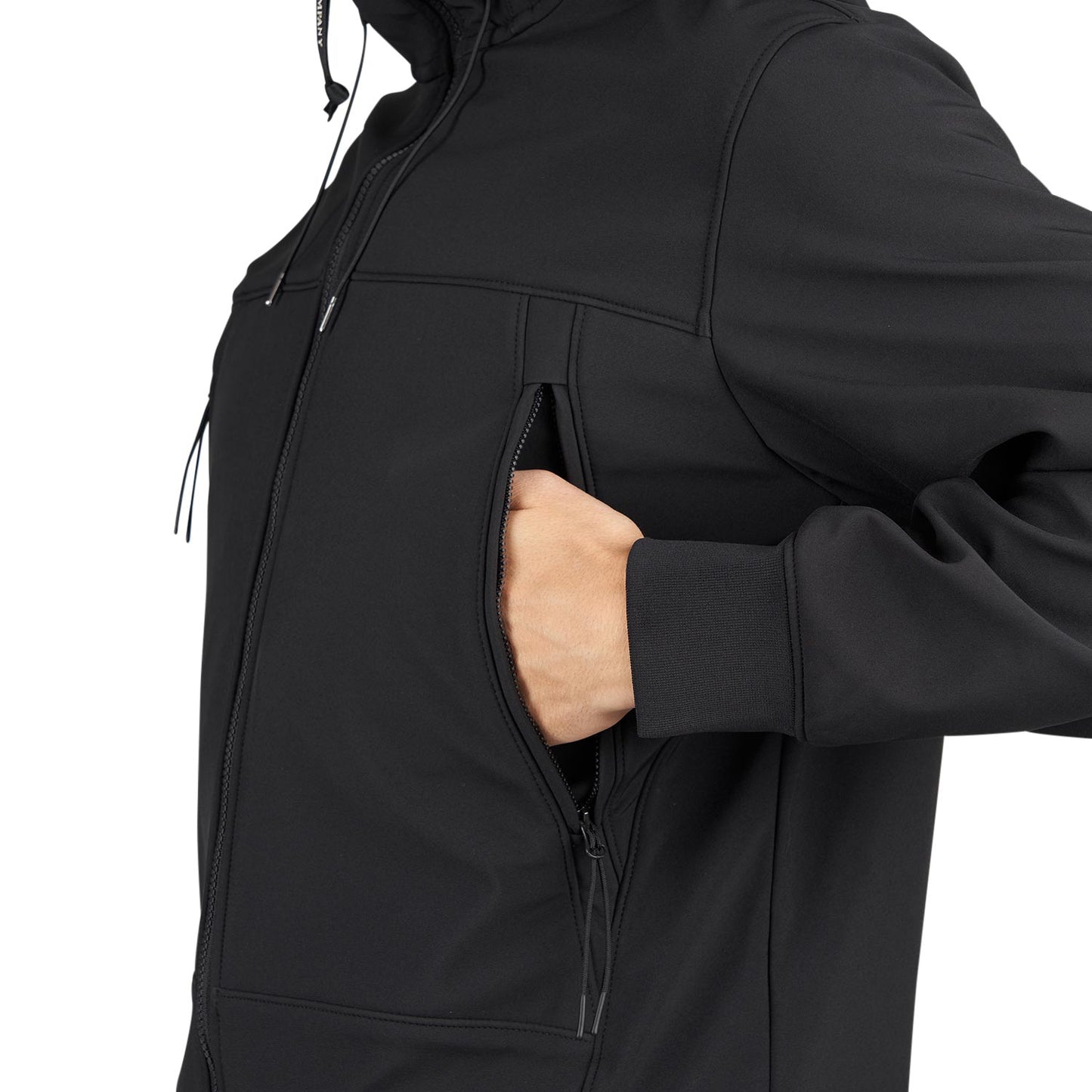 C.P. Company Shell-R Goggle Jacket (Schwarz) - Allike Store