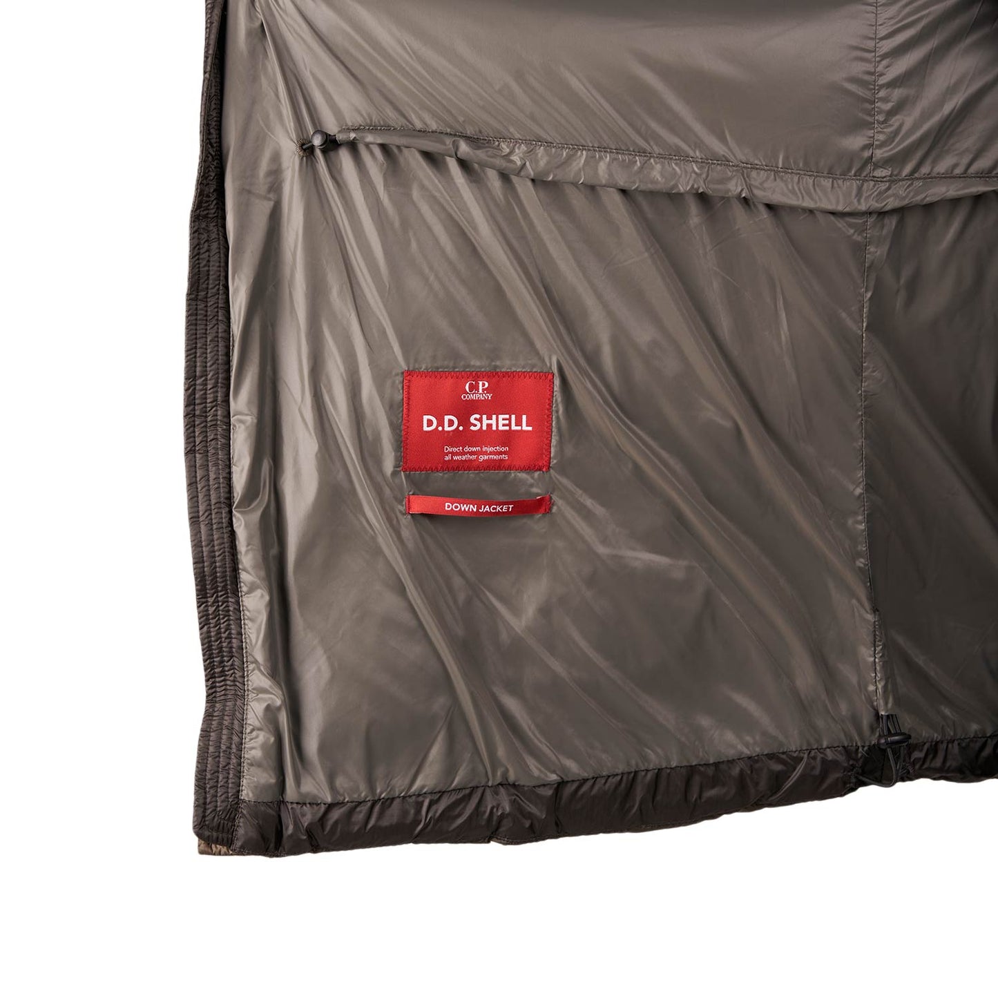 C.P. Company D.D. Shell Hooded Long Down Jacket (Oliv) - Allike Store