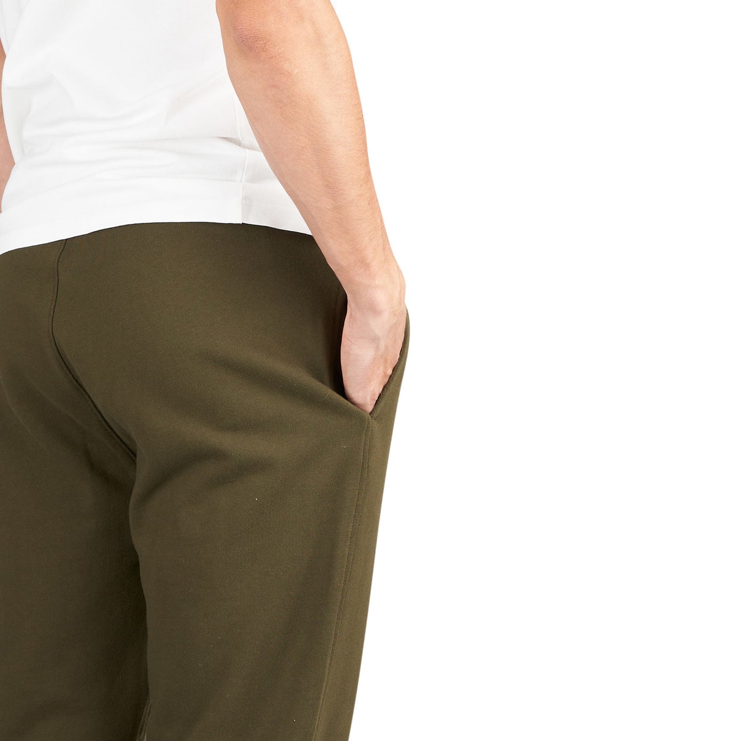 C.P. Company Diagonal Raised Fleece Cargo Sweatpants (Grün) - Allike Store