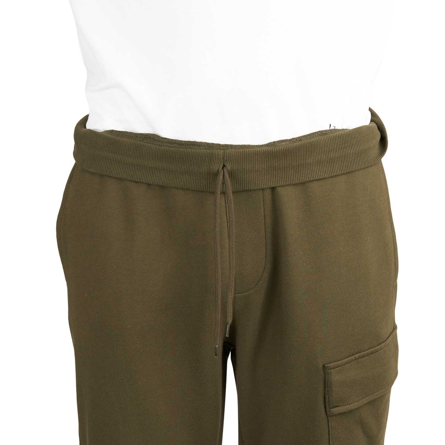 C.P. Company Diagonal Raised Fleece Cargo Sweatpants (Grün) - Allike Store