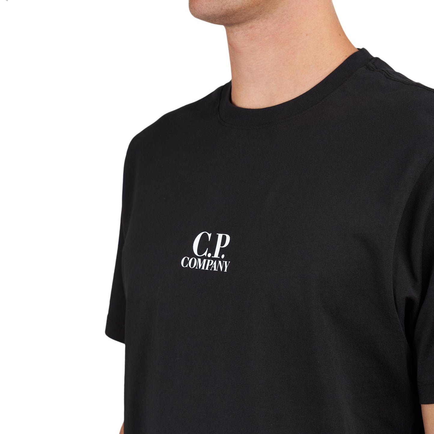 C.P. Company 30/1 Jersey Bold British Sailor T-Shirt (Schwarz) - Allike Store