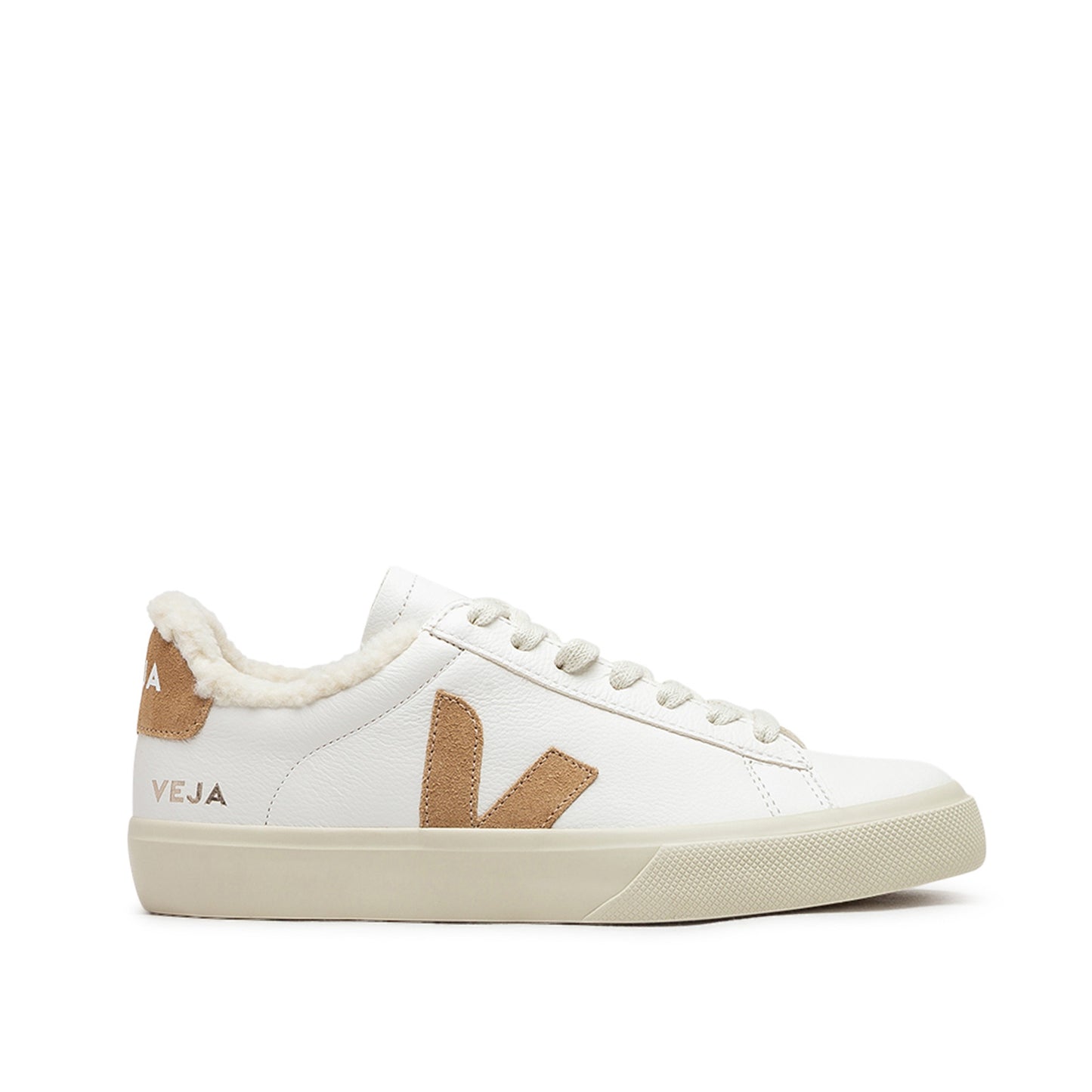 Veja WMNS Campo Winter Chromefree Leather (Weiss / Braun) - Allike Store