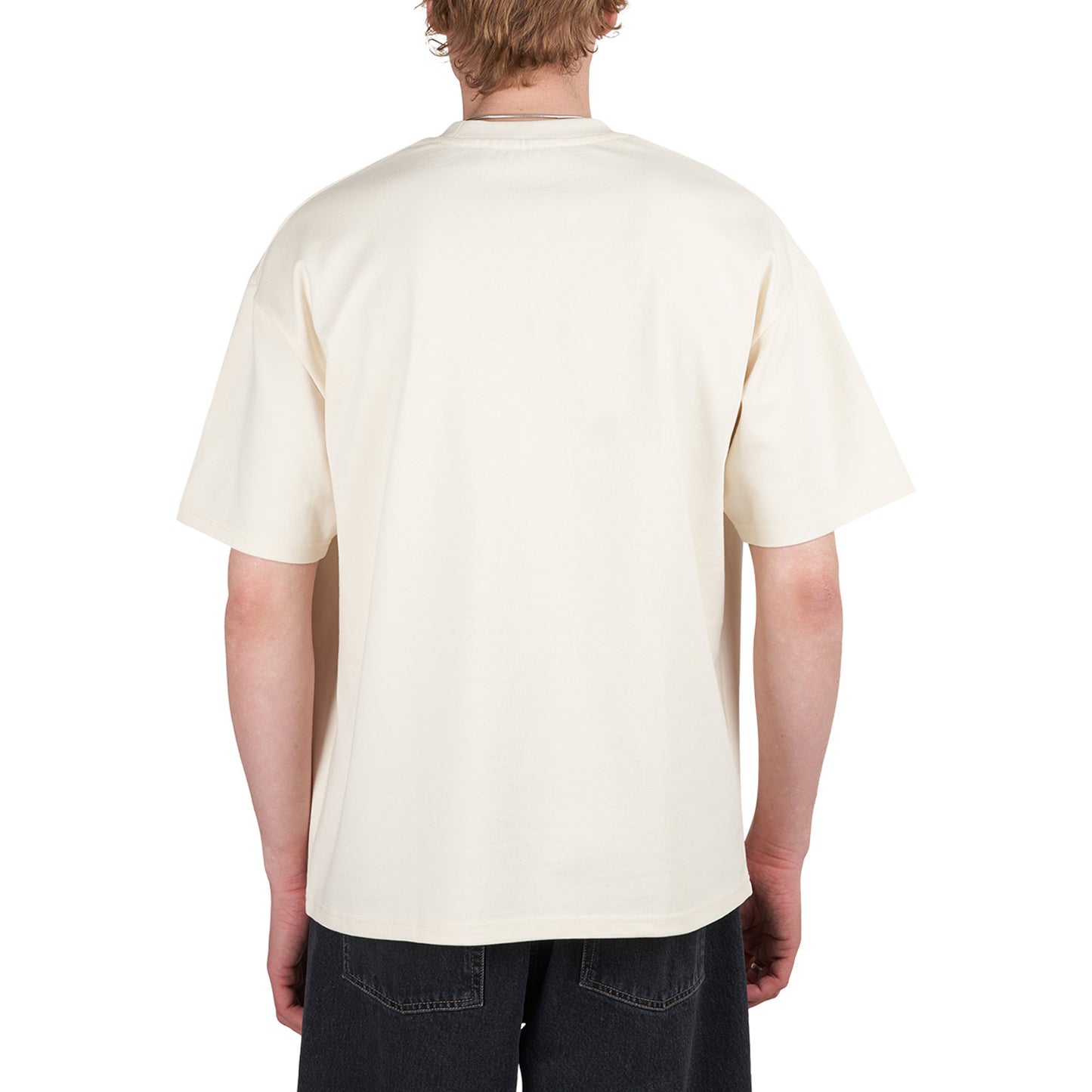 Metalwood Small Logo Heavyweight T-Shirt (Beige)  - Allike Store