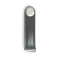 Orbitkey Leather Key Organiser (Black / Grey)