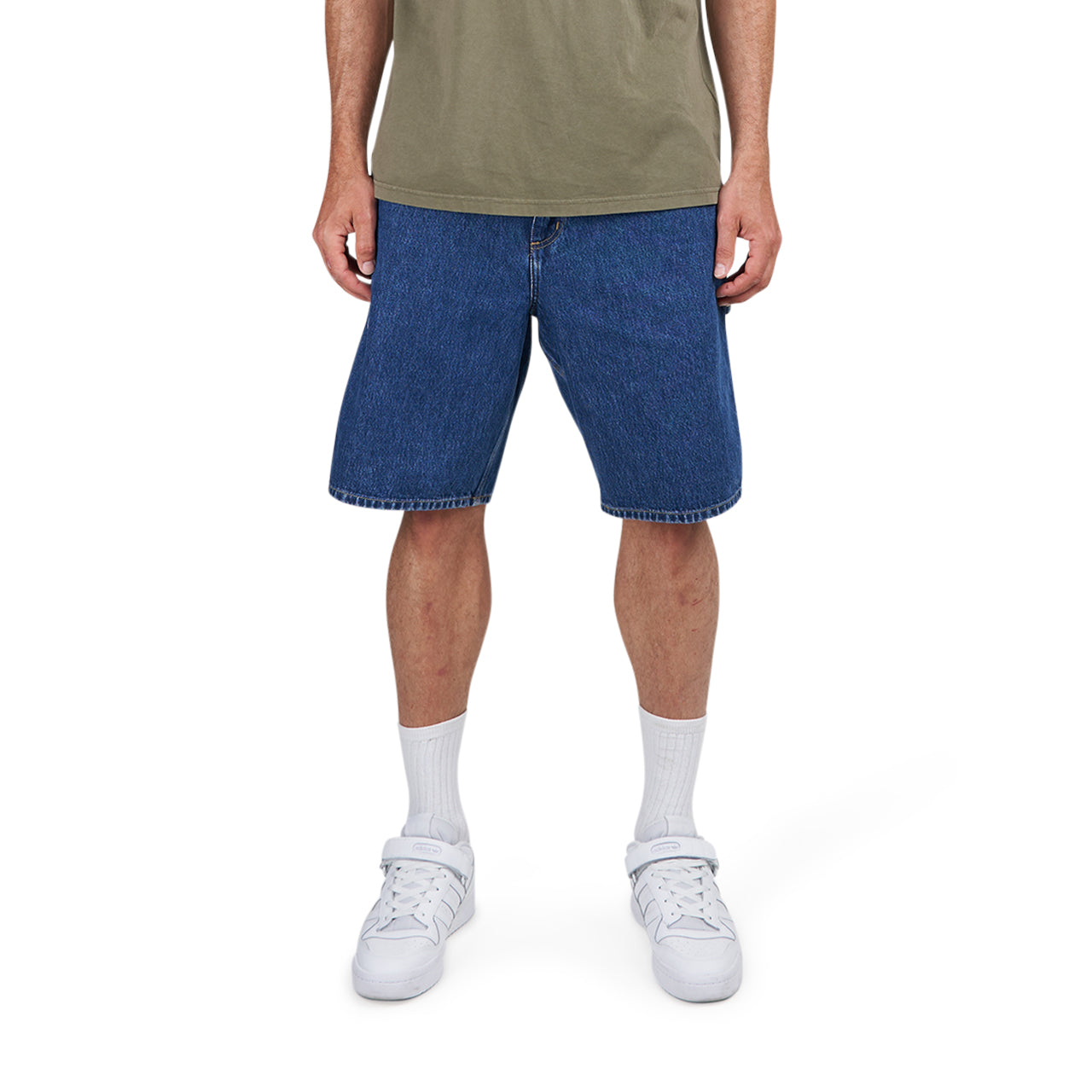 Carhartt WIP Single Knee Short (Blau) - Allike Store