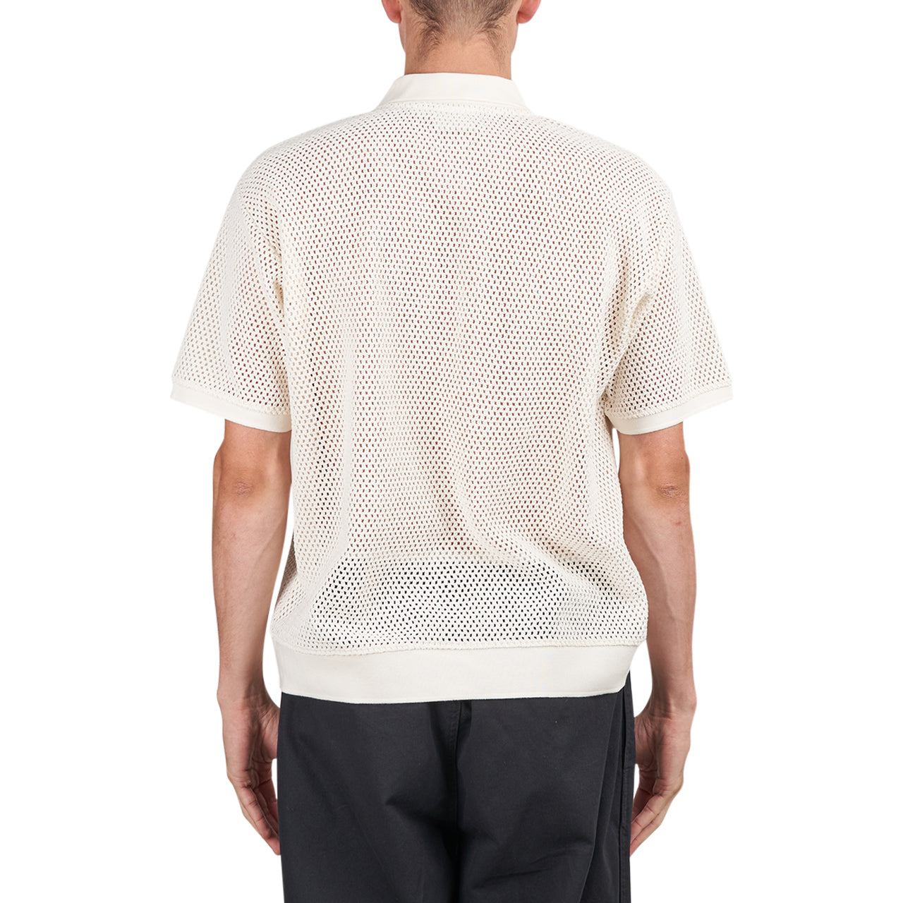 Obey Rolling Button-Up Polo (Creme)  - Allike Store