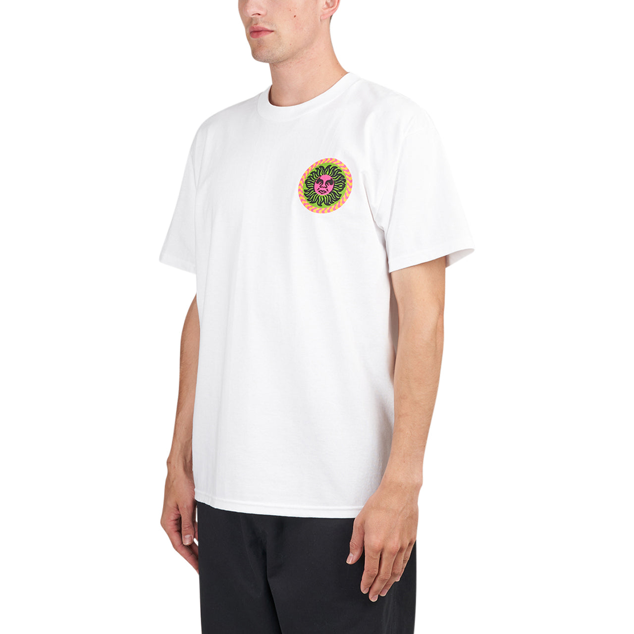 Obey Sun Classic T-Shirt (Weiß / Multi) - Allike Store