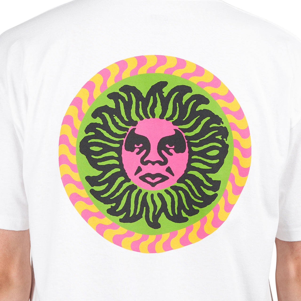 Obey Sun Classic T-Shirt (Weiß / Multi) - Allike Store