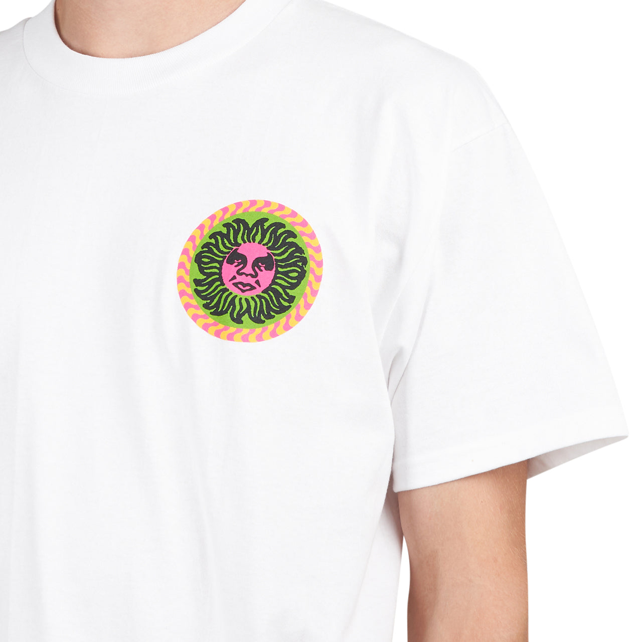 Obey Sun Classic T-Shirt (Weiß / Multi) - Allike Store