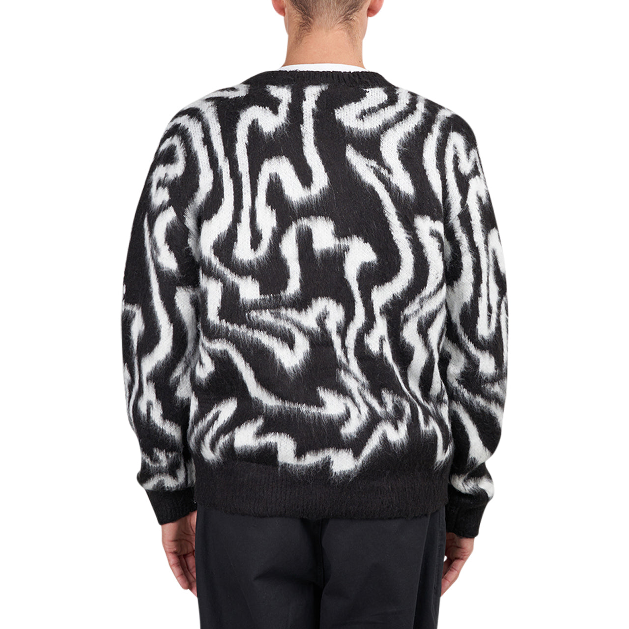 Obey Pally Cardigan (Schwarz / Weiß) - Allike Store