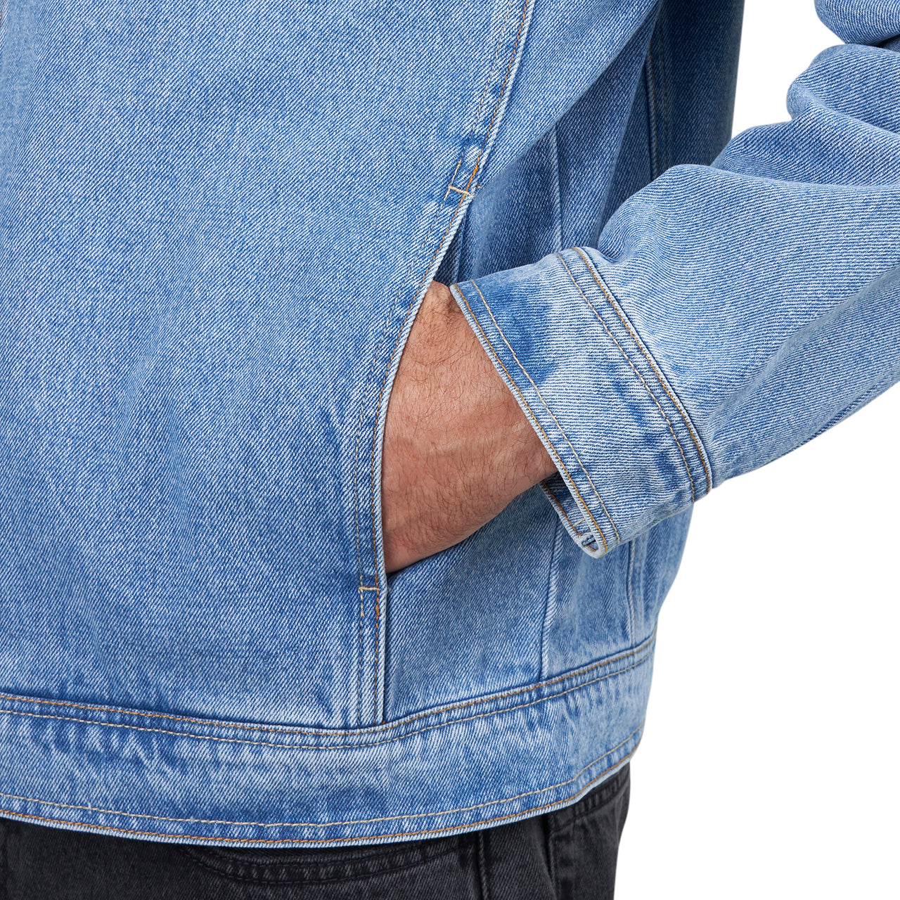 Dime Denim Western Jacket (Blau) - Allike Store