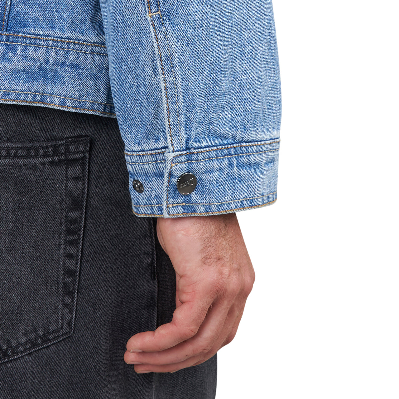 Dime Denim Western Jacket (Blau) - Allike Store