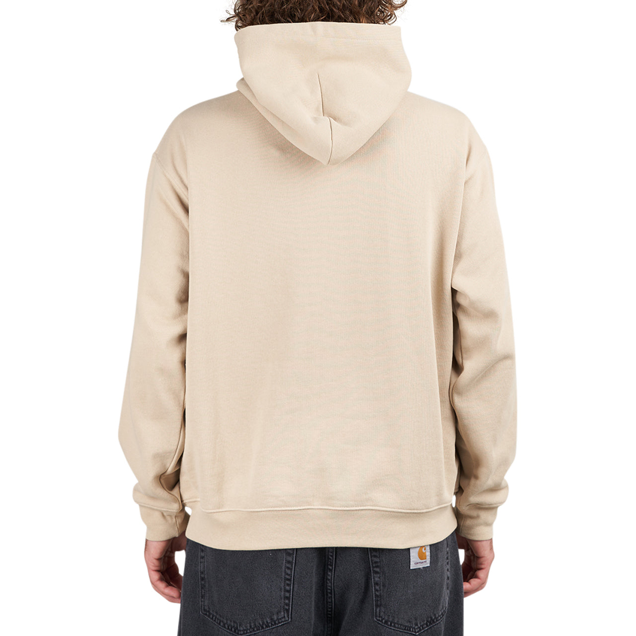 Dime Classic Small Logo Hoodie (Beige) - Allike Store