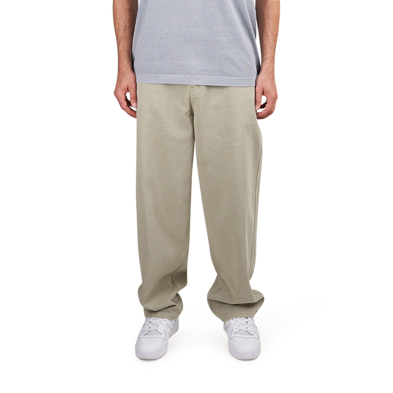 Dime Baggy Denim Pants (Khaki) - Allike Store