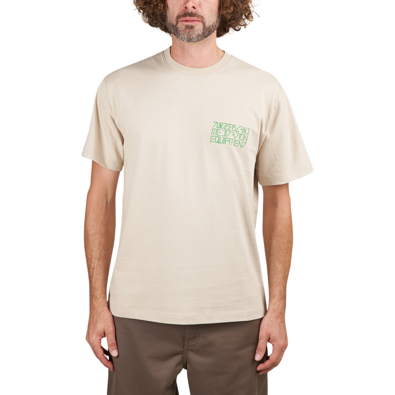 T.I.M.E. Future Time Zone SS Tee (Beige / Multi) - Allike Store