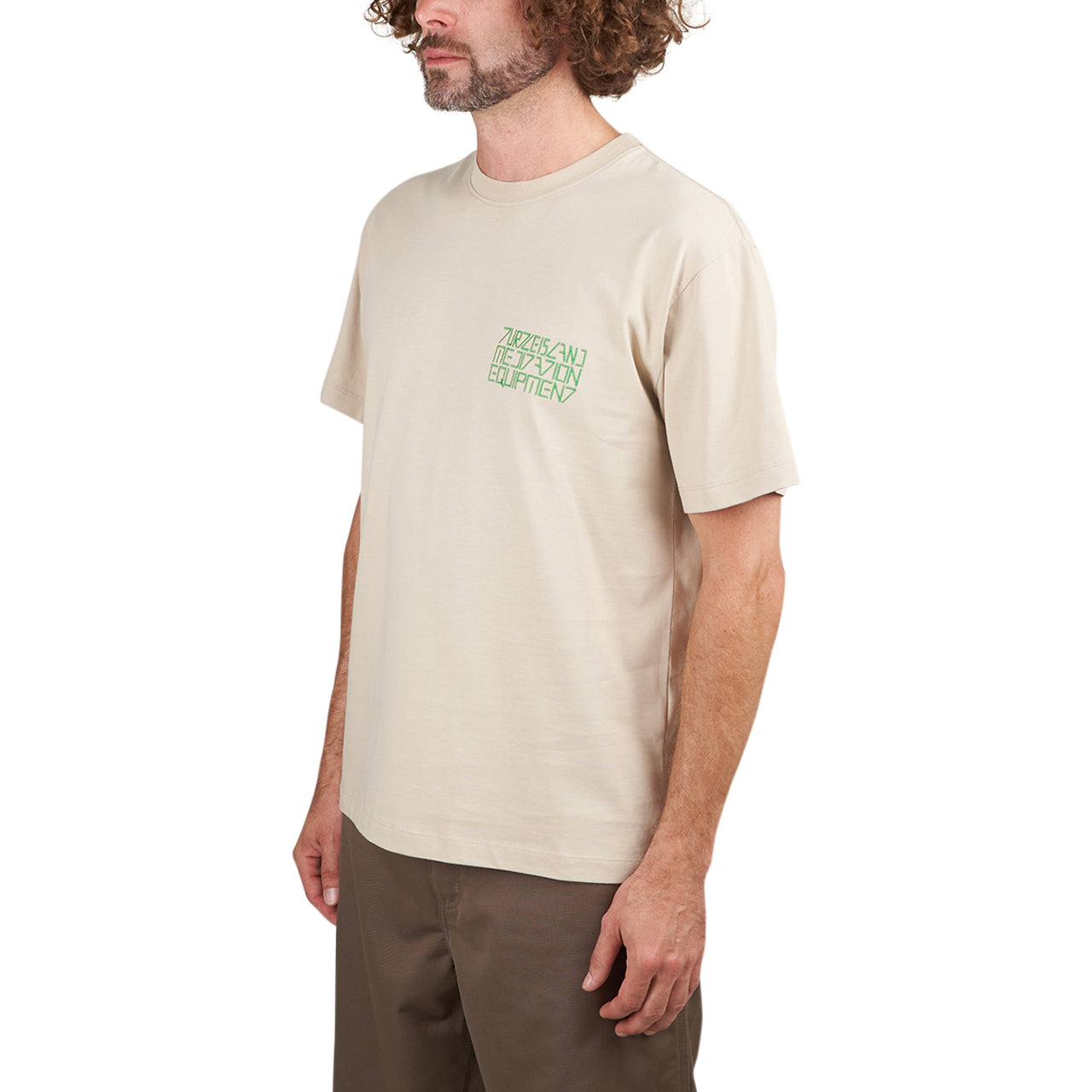 T.I.M.E. Future Time Zone SS Tee (Beige / Multi) - Allike Store