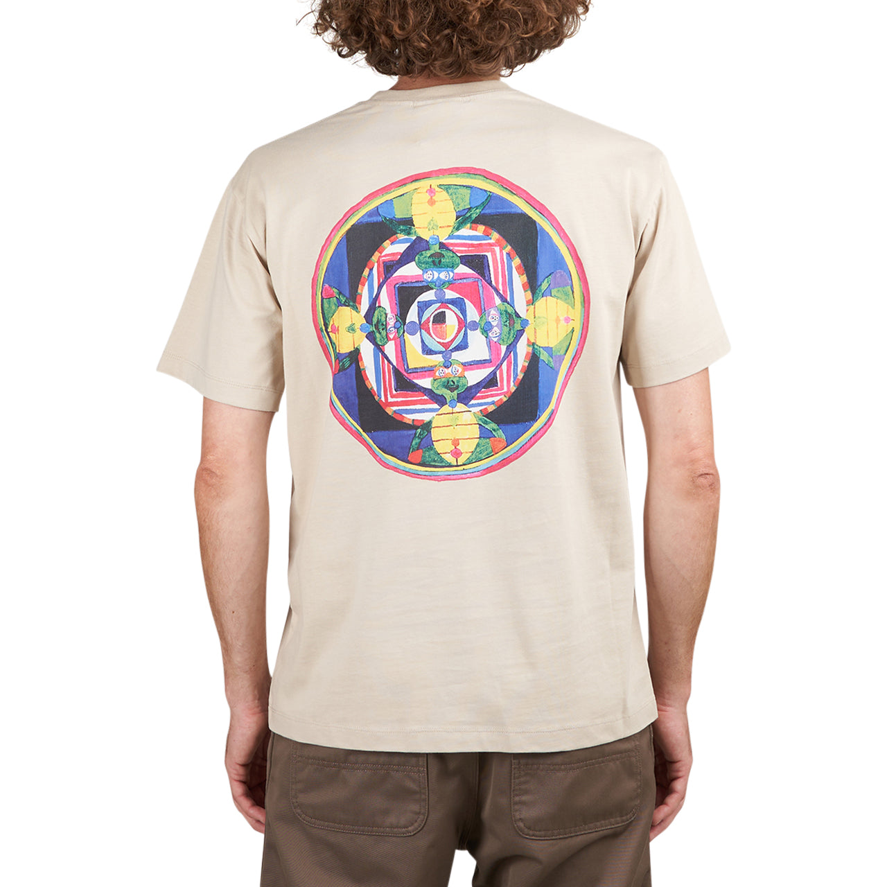 T.I.M.E. Future Time Zone SS Tee (Beige / Multi) - Allike Store