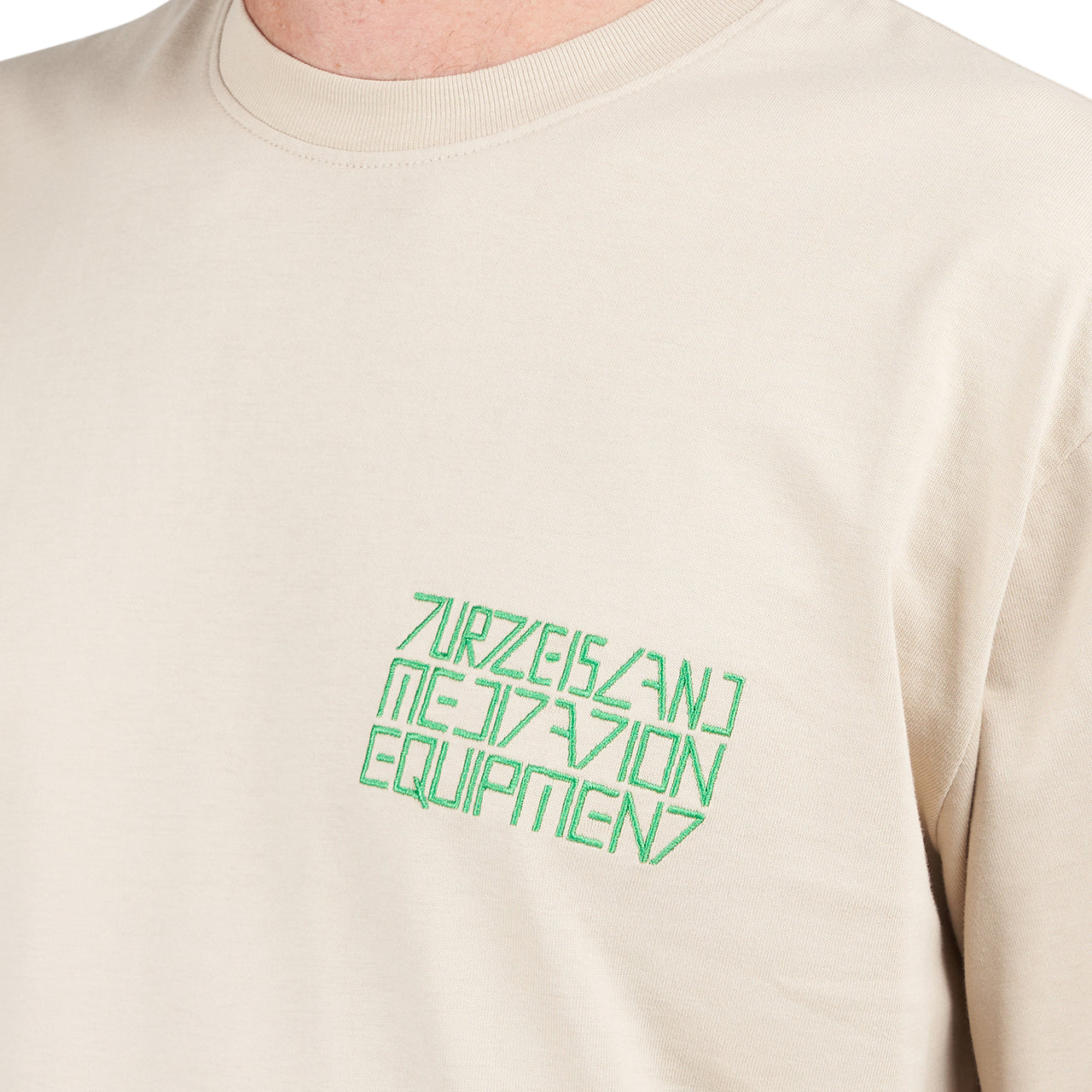 T.I.M.E. Future Time Zone SS Tee (Beige / Multi) - Allike Store