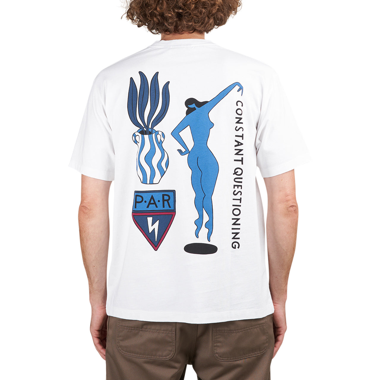Parra Questioning T-Shirt (Weiß) - Allike Store