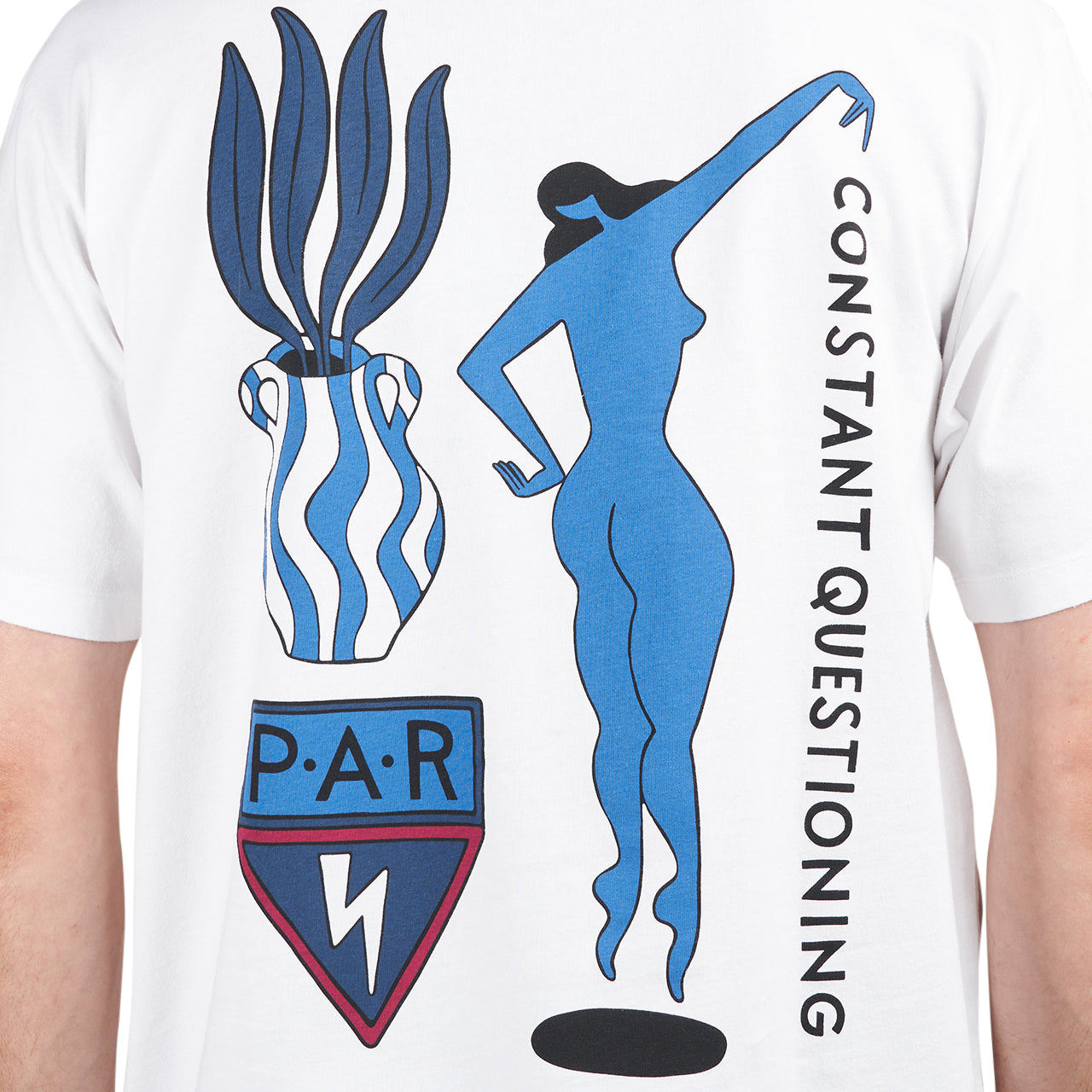 Parra Questioning T-Shirt (Weiß) - Allike Store
