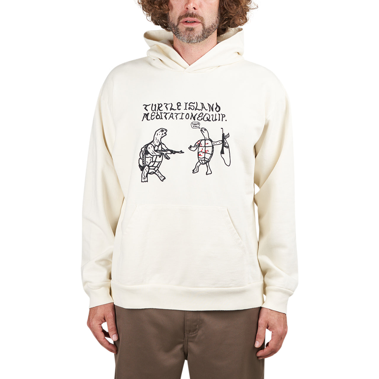 T.I.M.E. A.K. T.I.M.E. Hoodie (Creme) - Allike Store