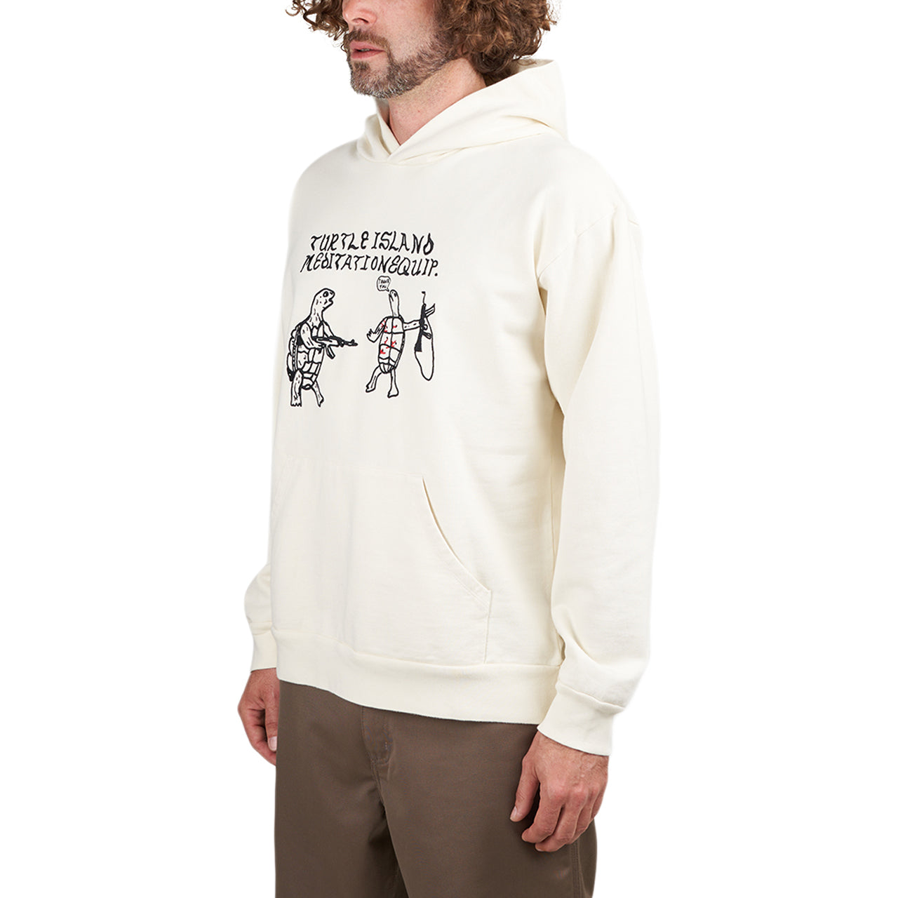 T.I.M.E. A.K. T.I.M.E. Hoodie (Creme) - Allike Store