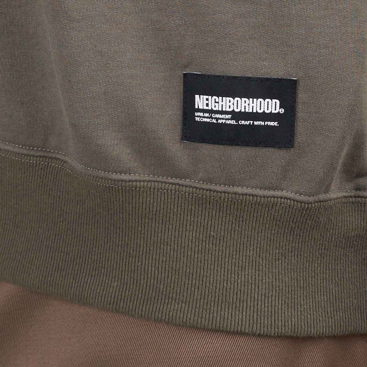 Neighborhood Design Sweatshirt LS-3 (Oliv)  - Allike Store