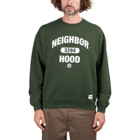Neighborhood College Sweatshirt (Green / White)