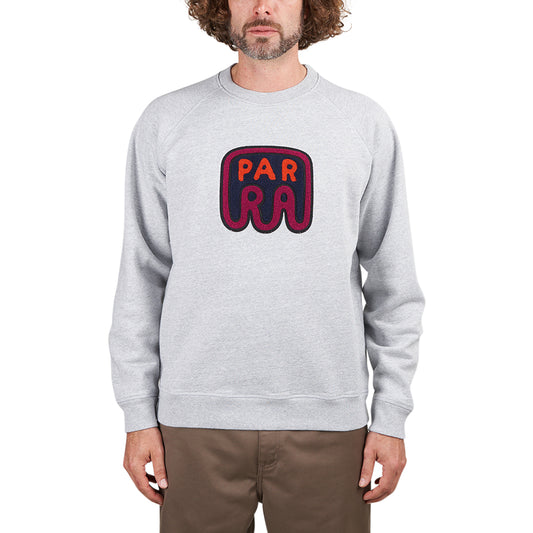 by Parra Fast Food Logo Crew Neck Sweatshirt (Grau)  - Cheap Witzenberg Jordan Outlet