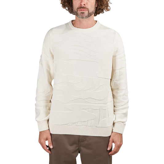 by Parra Landscaped Knitted Pullover (Creme)  - Allike Store