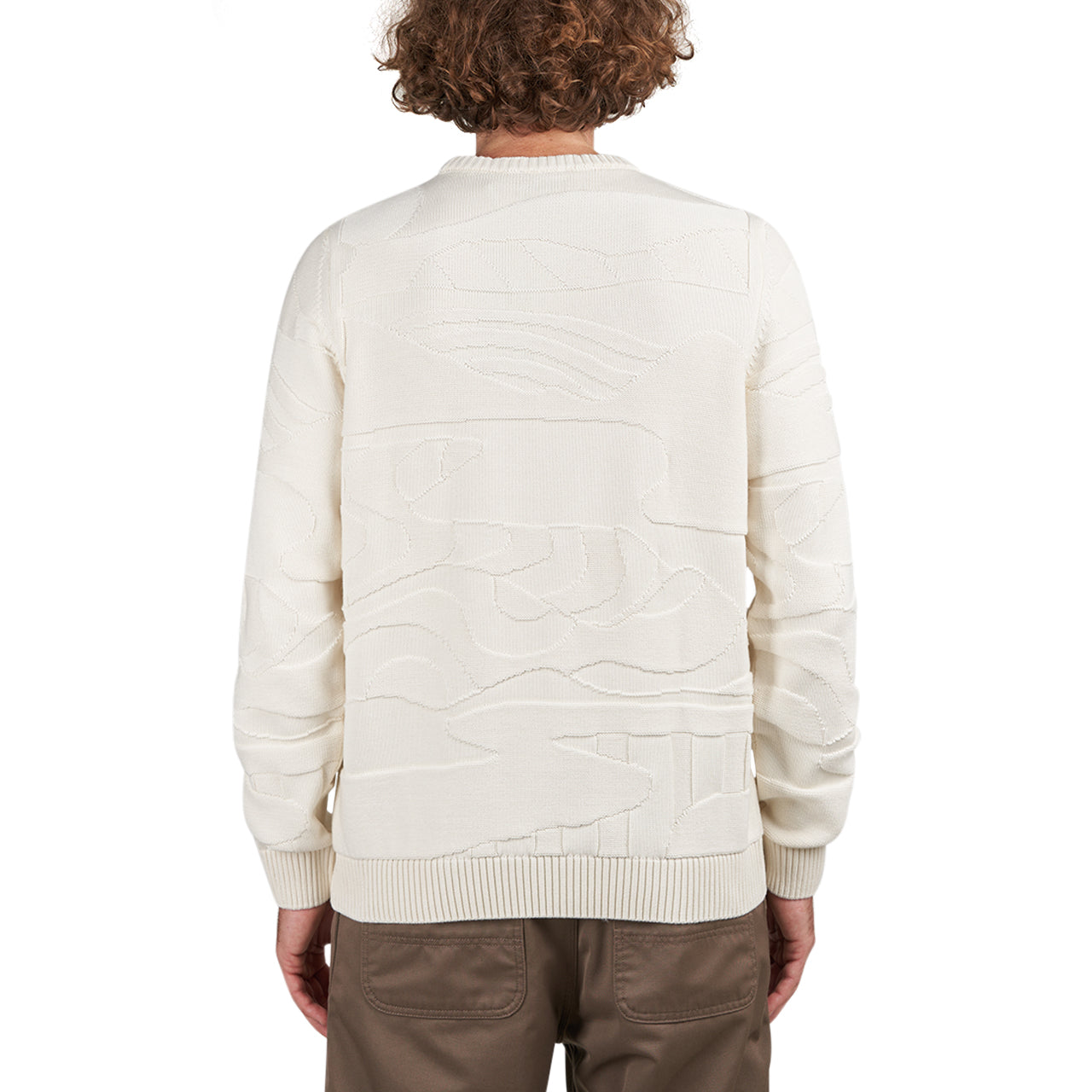 by Parra Landscaped Knitted Pullover (Creme) - Allike Store